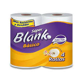 Papel sanitario super blank