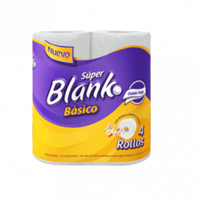 Papel sanitario super blank