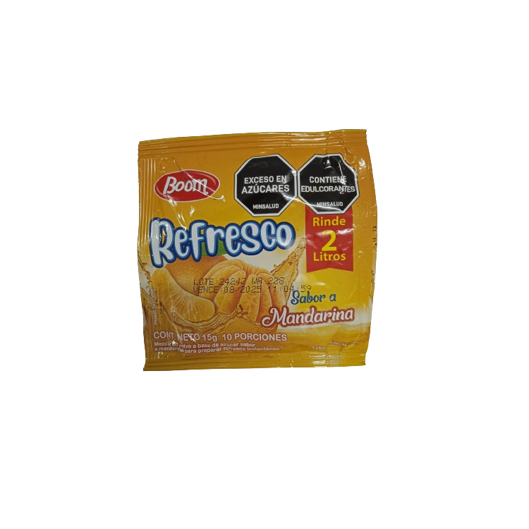 Refresco Boom Mandarina 15gr Refresco Boom Mandarina 15gr