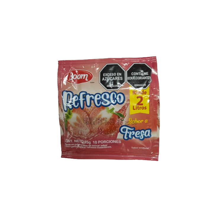 Refresco Boom Fresa 15gr Refresco Boom Fresa 15gr