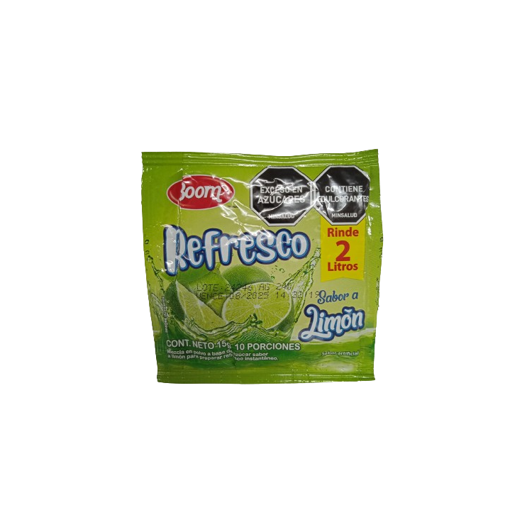 Refresco Boom Limón 15gr Refresco Boom Limón 15gr